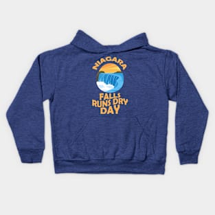 29th March - Niagara Falls Runs Dry Day Kids Hoodie